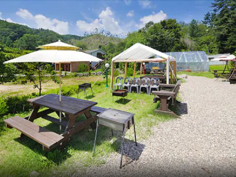 Pyeongchang Bongpyeong Starlight Pension Exterior photo